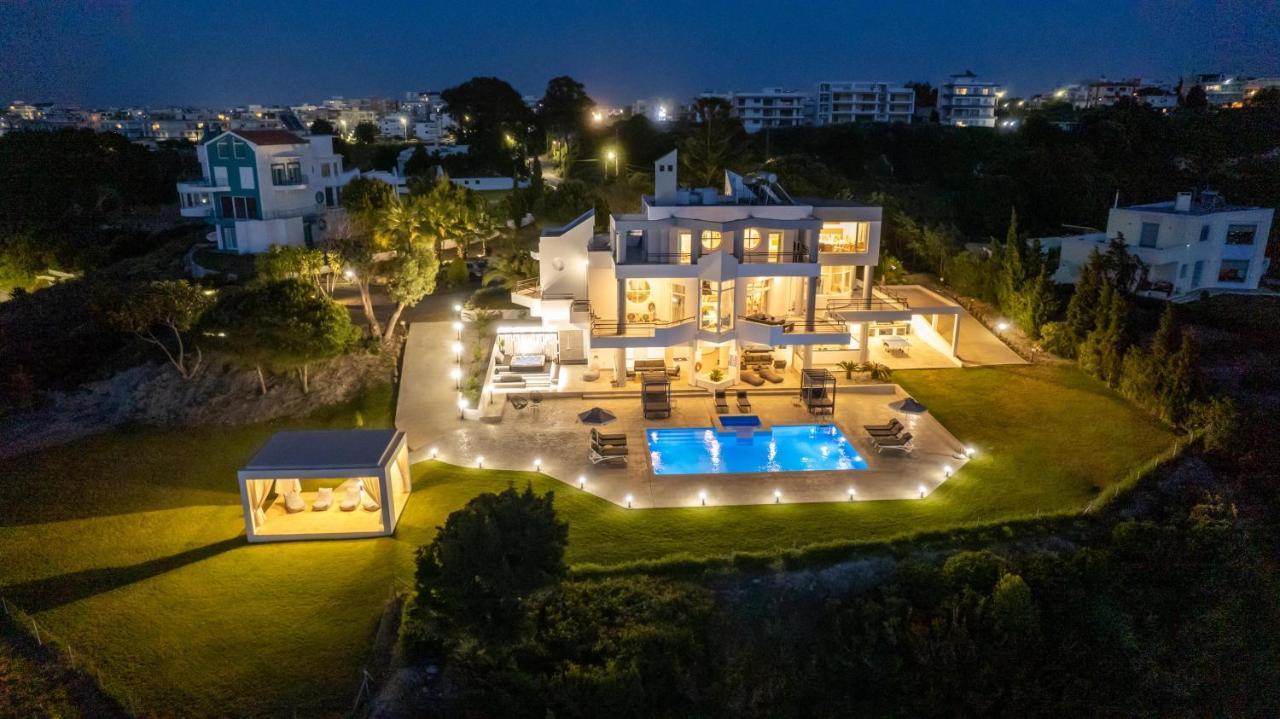 Monte Smith Luxury Villa Rhodes City Extérieur photo