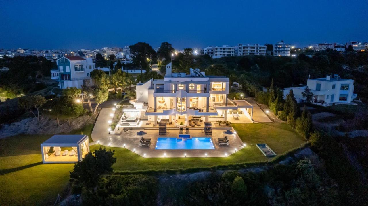 Monte Smith Luxury Villa Rhodes City Extérieur photo