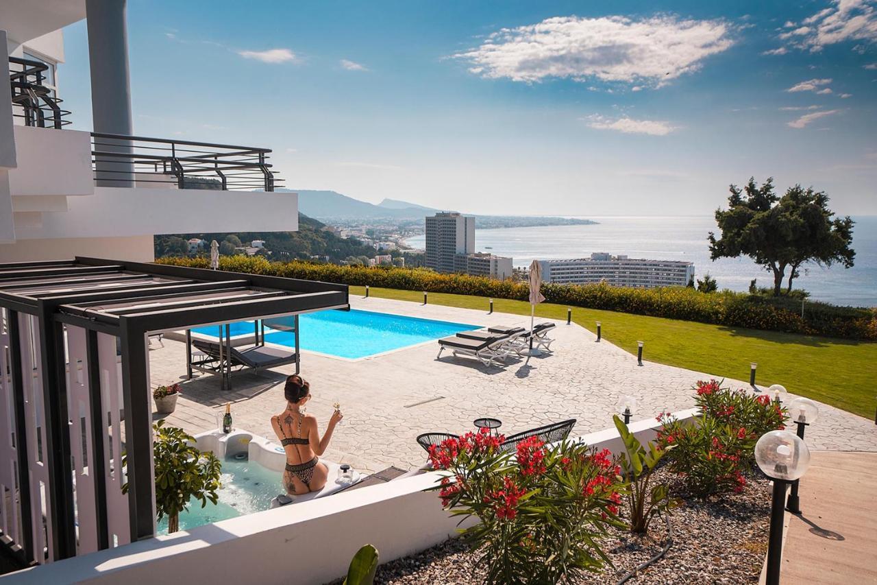 Monte Smith Luxury Villa Rhodes City Extérieur photo